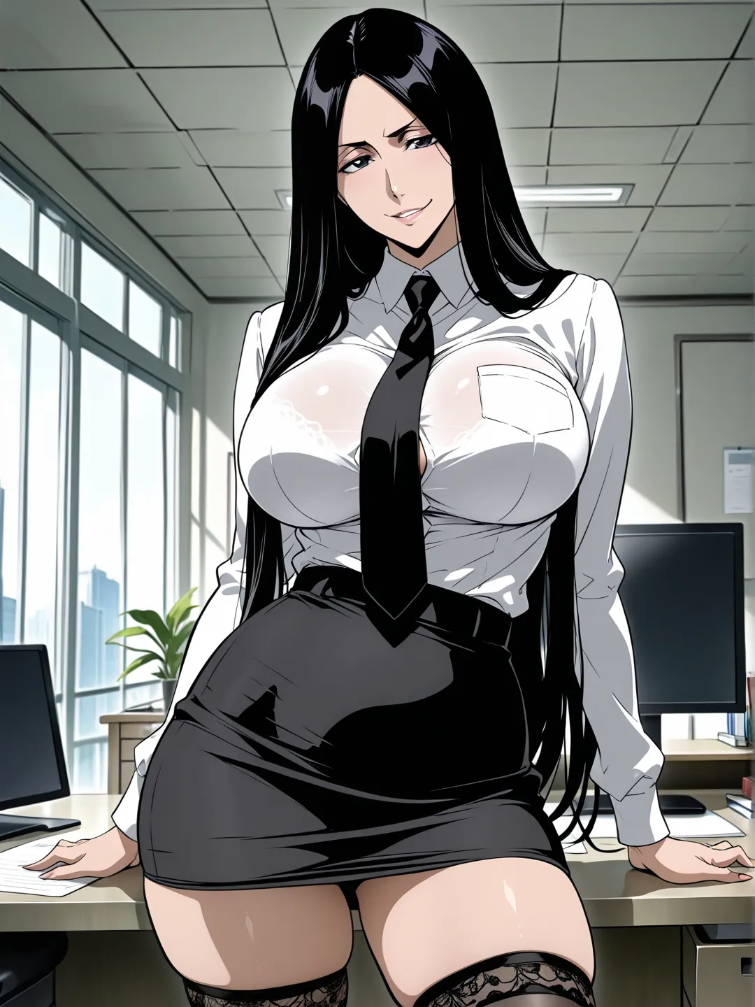 Naughty Unohana Office Slut page 5 full