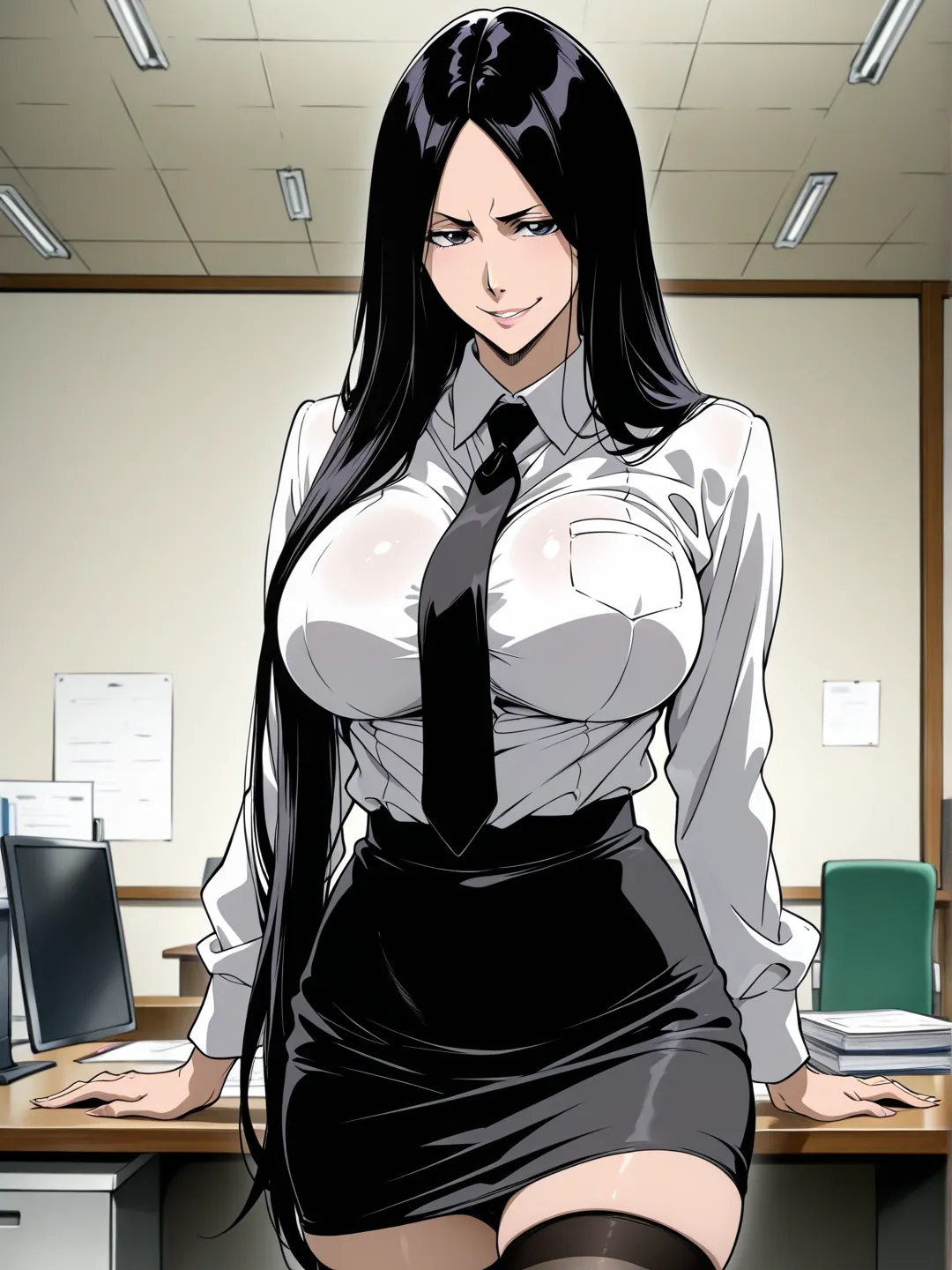 Naughty Unohana Office Slut page 7 full
