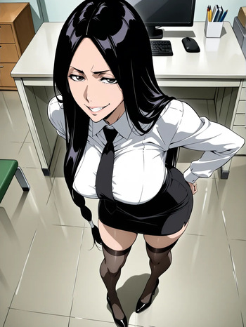 Naughty Unohana Office Slut cover