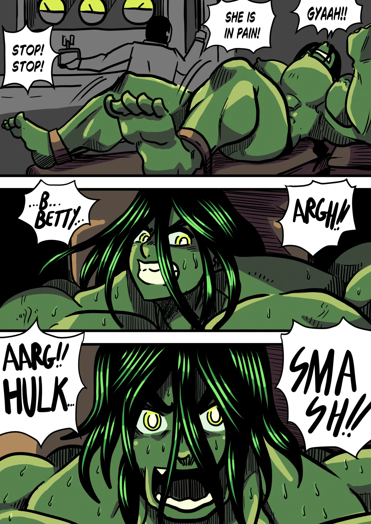 Betty Hulk AU: The Origin Of Betty Hulk page 10 full