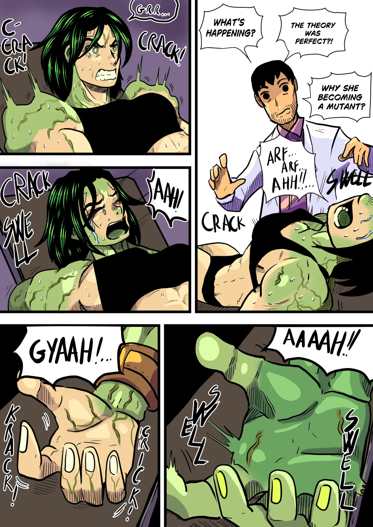 Betty Hulk AU: The Origin Of Betty Hulk page 8 full