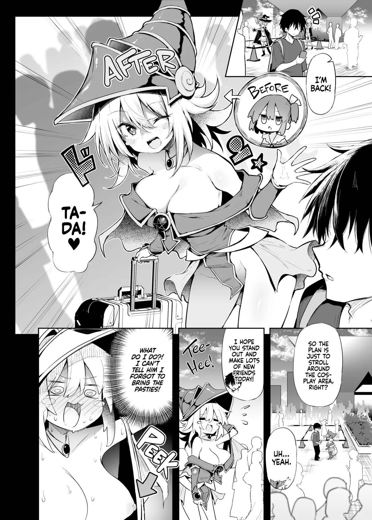 Having Sex With a Dark Magician Girl Cosplayer at Comiket | Comike de BMG Cosplayer to Off-Pako Sex page 6 full