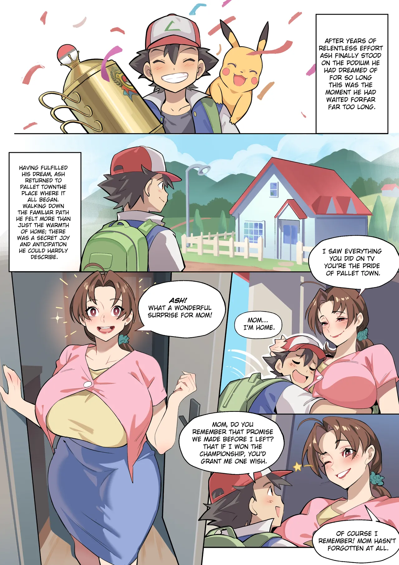 MoomooDairy - Ash &amp; Delia page 1 full