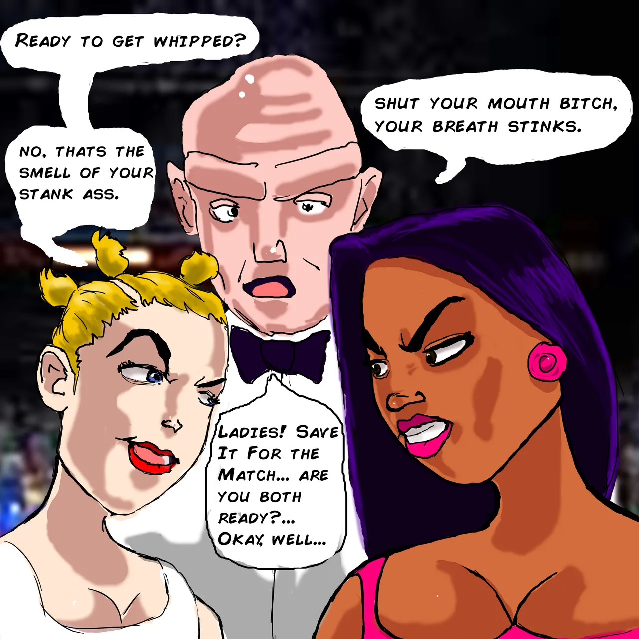 Nicki Minaj vs. Miley Cyrus by BrutalFemtality page 2 full