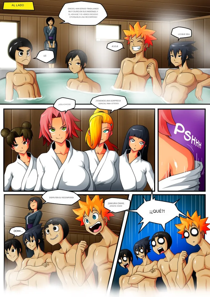 Sauna fun with Naruto gamg page 2 full
