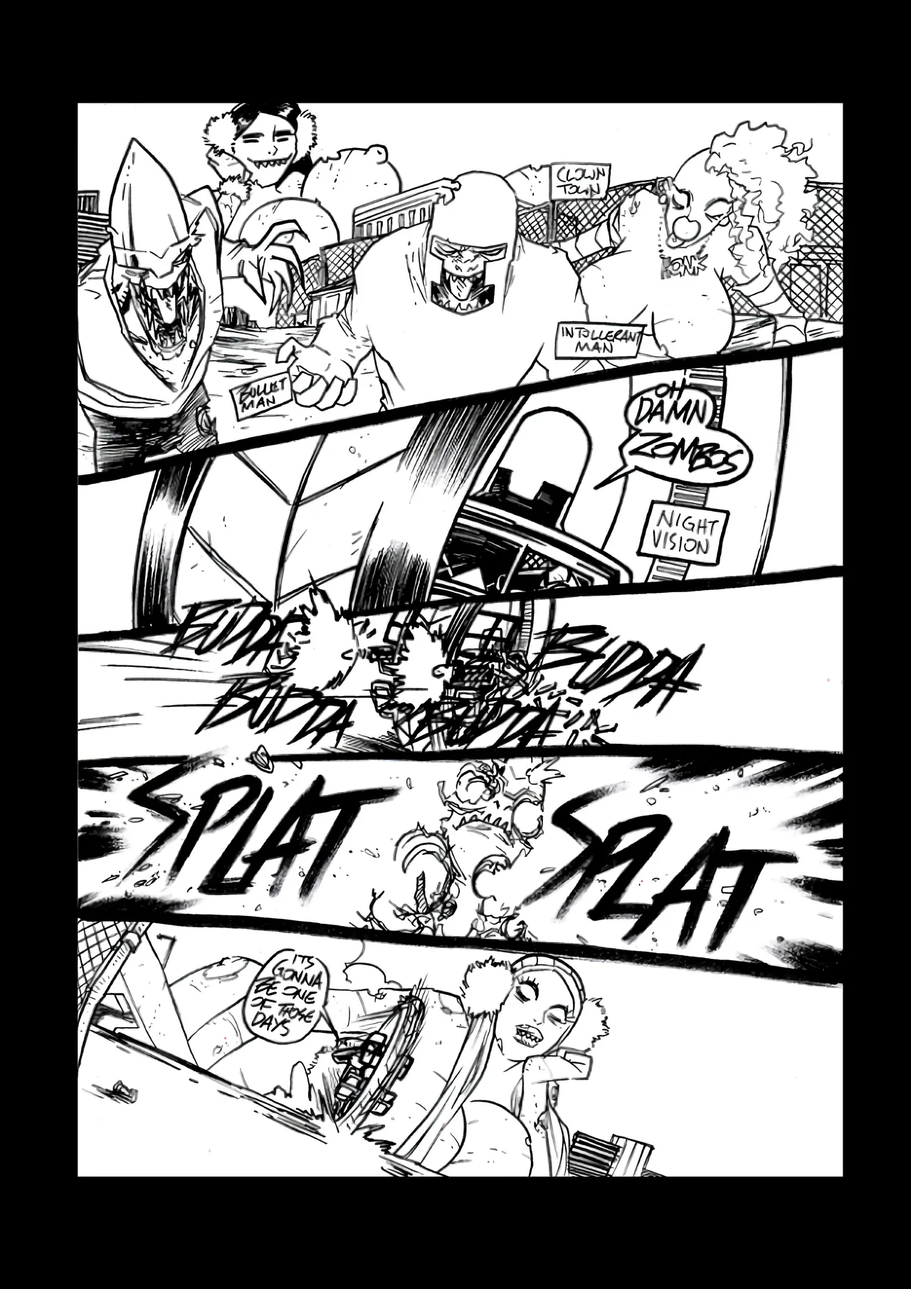 Big Guns vs Mighty Zombies page 6 full