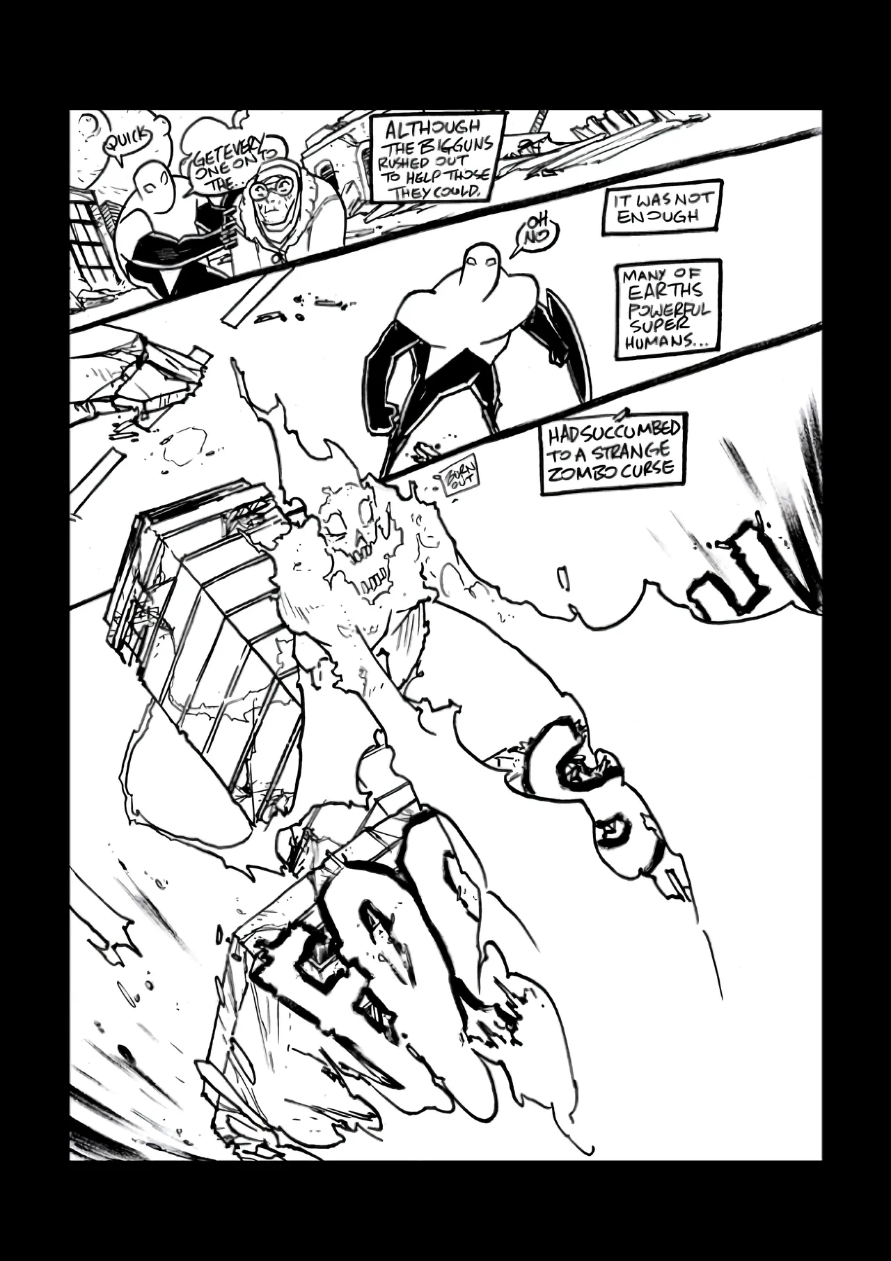 Big Guns vs Mighty Zombies page 9 full