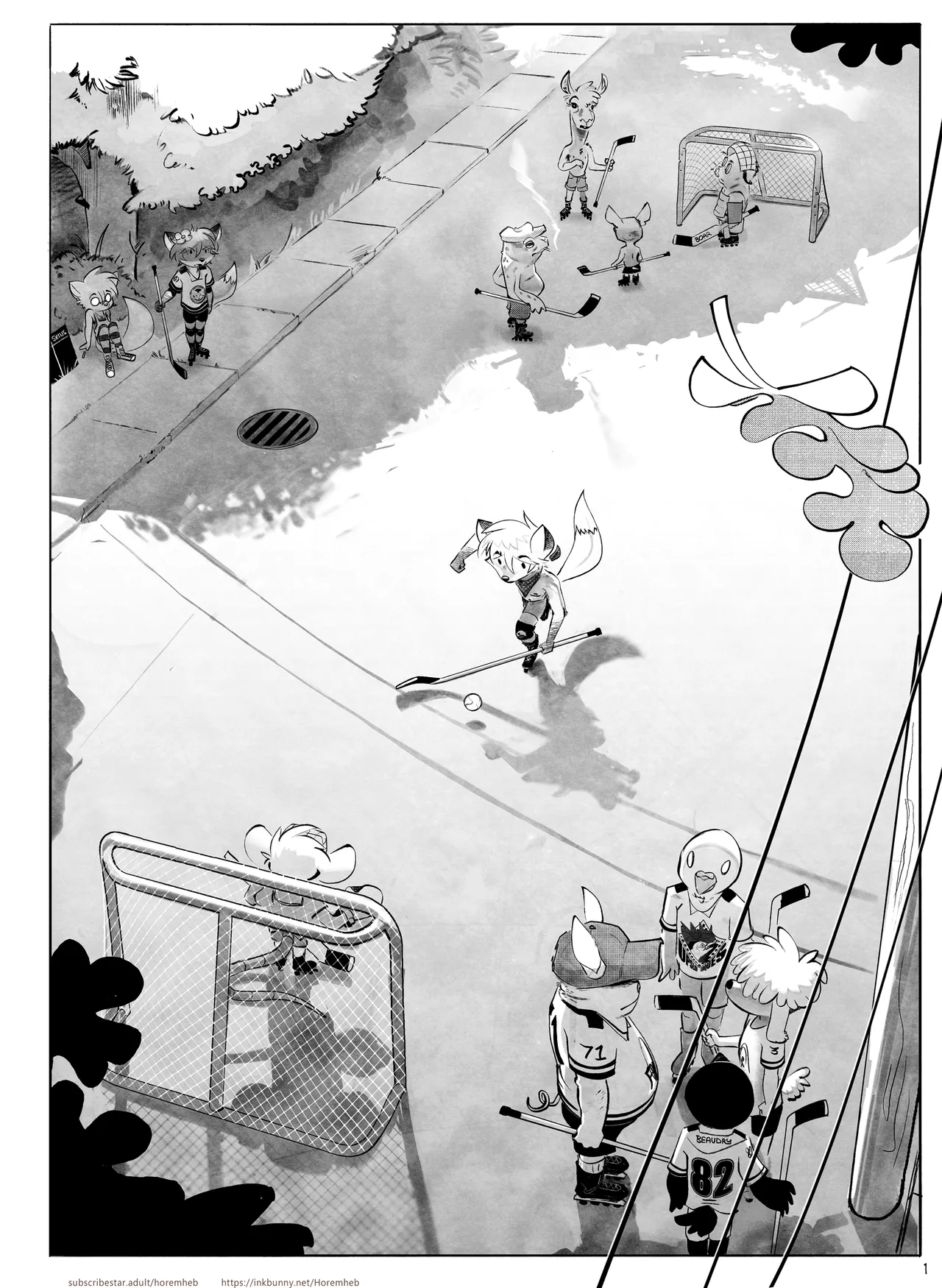 The 3rd Billie Jean Comic page 1 full