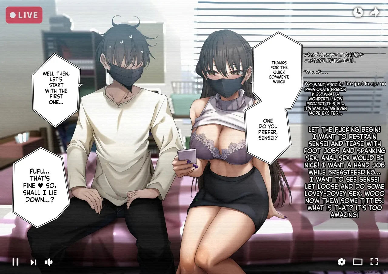 Tanomeba Nan demo Yarasete Kureru Kanojo to Ero Haishin o Hajimeta Kekka | The result of starting an Erotic Streaming with a girlfriend who would let me fuck anything if I asked her page 7 full