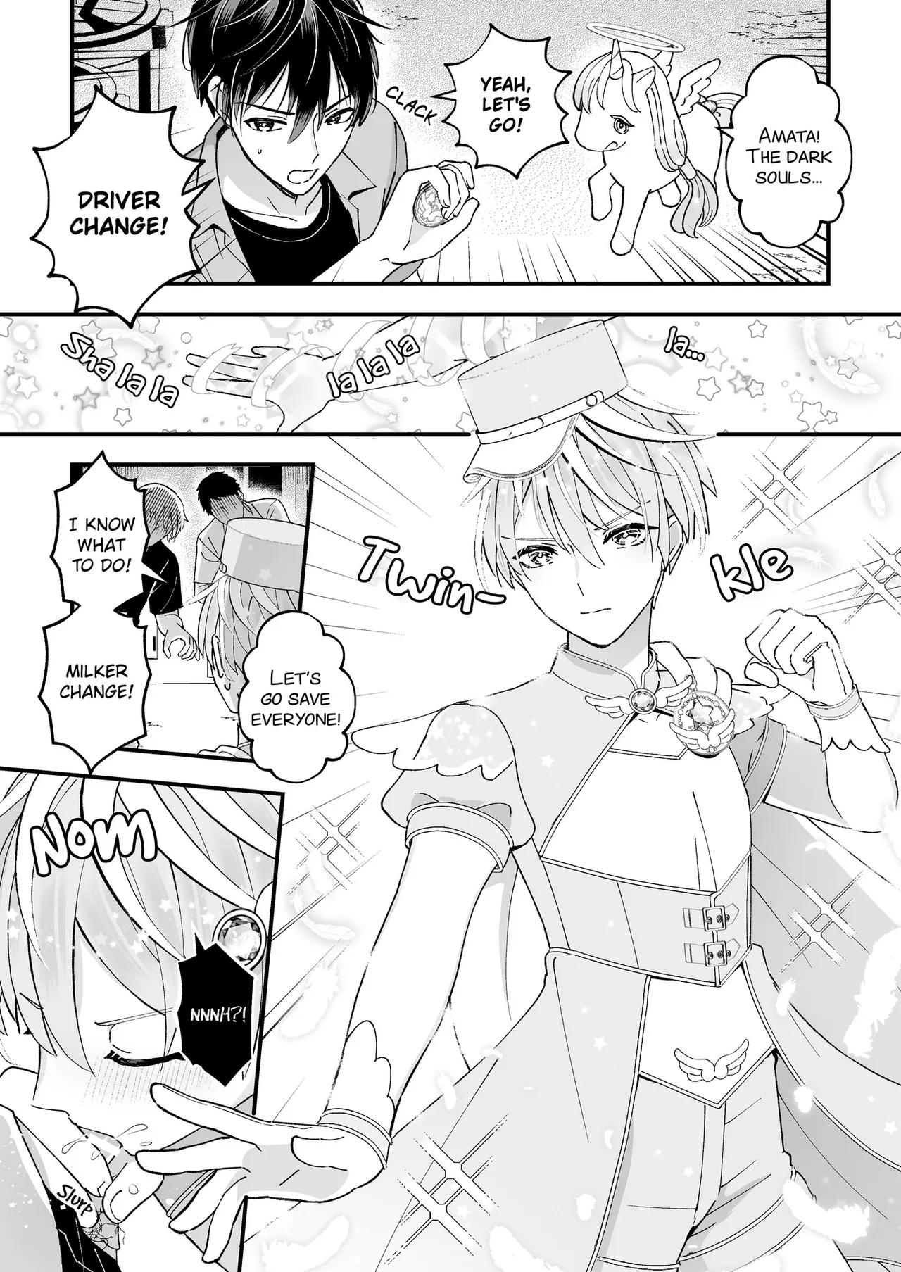 Sperma Milker Amata ~Ore ga Mahou Shounen!? Ikinari Mob Ra tte Douiu Koto!?~ | Sperm Milker Amata ~I'm a Magical Boy?! Why Am I About to Get…?!~ page 3 full