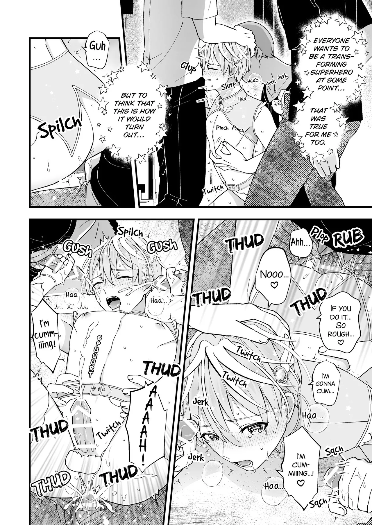 Sperma Milker Amata ~Ore ga Mahou Shounen!? Ikinari Mob Ra tte Douiu Koto!?~ | Sperm Milker Amata ~I'm a Magical Boy?! Why Am I About to Get…?!~ page 4 full