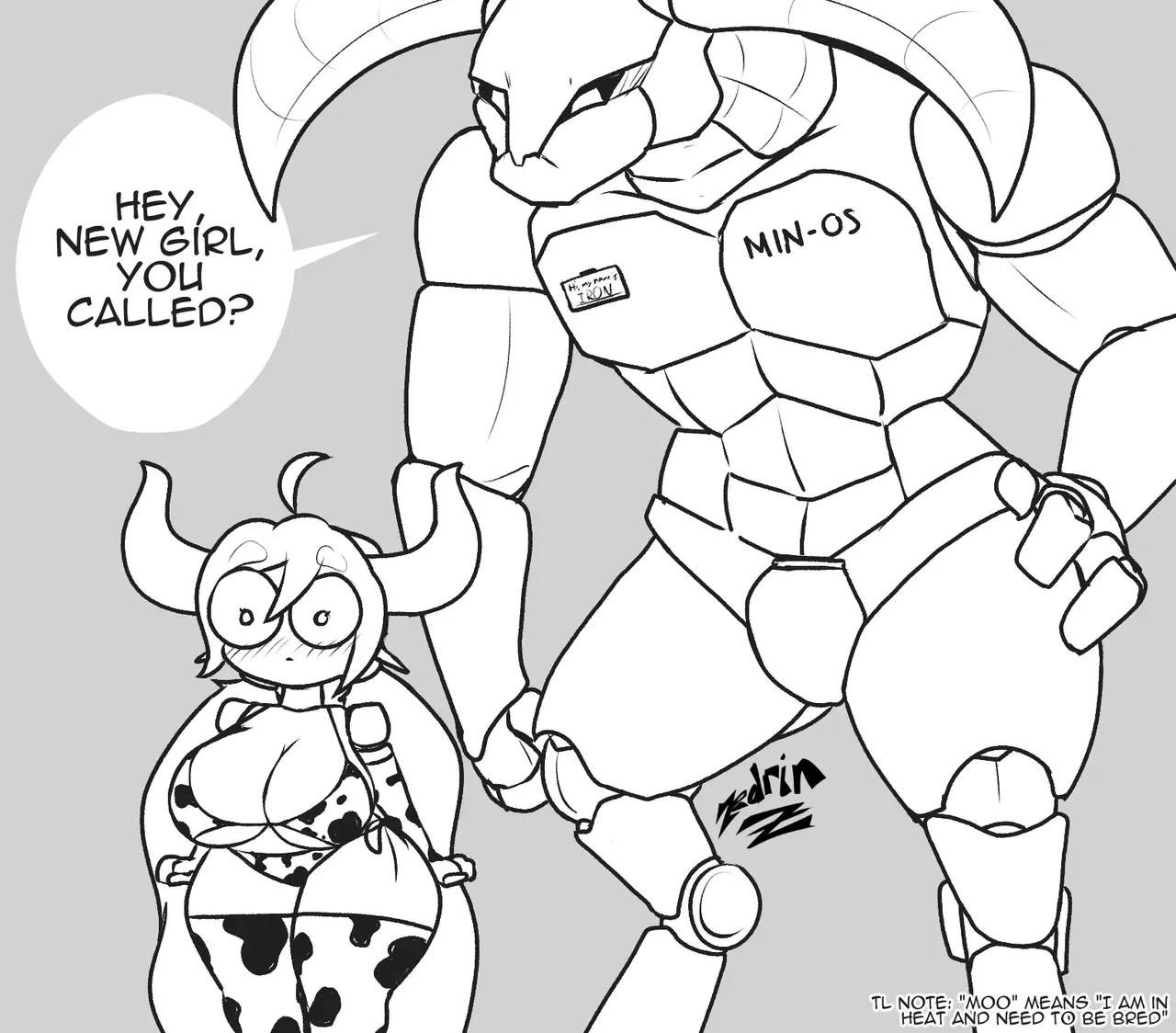 Bit gets a job as a Cow-Girl page 2 full