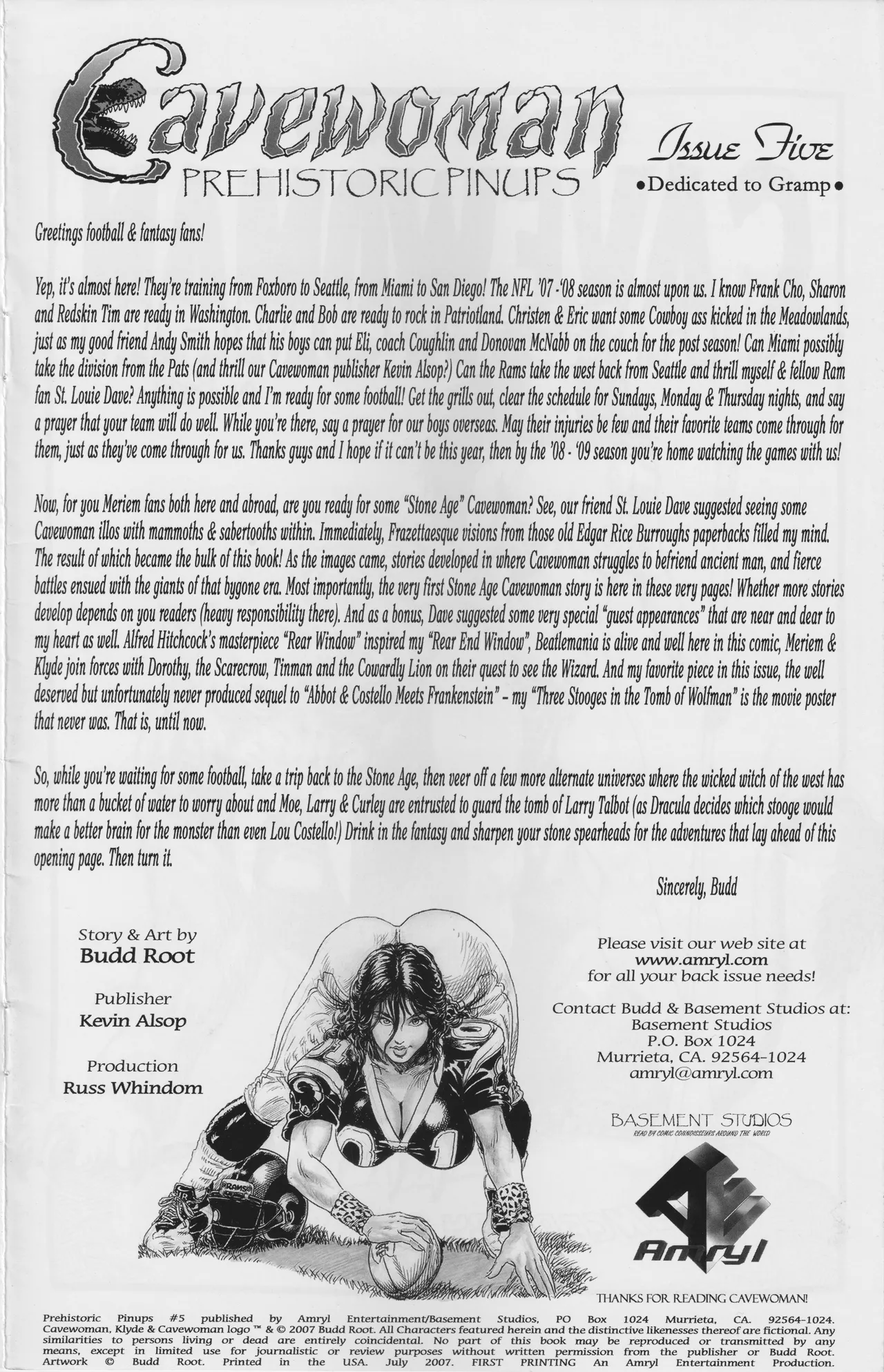 Cavewoman - Prehistoric Pinups 5 page 3 full