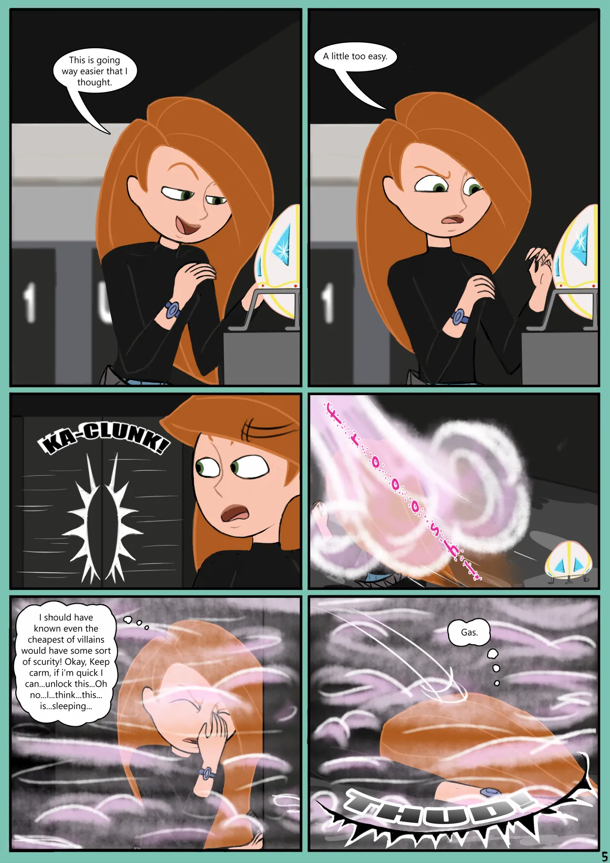 Kenzoe64 - Kim Possible A Mistaken Stowaway page 6 full