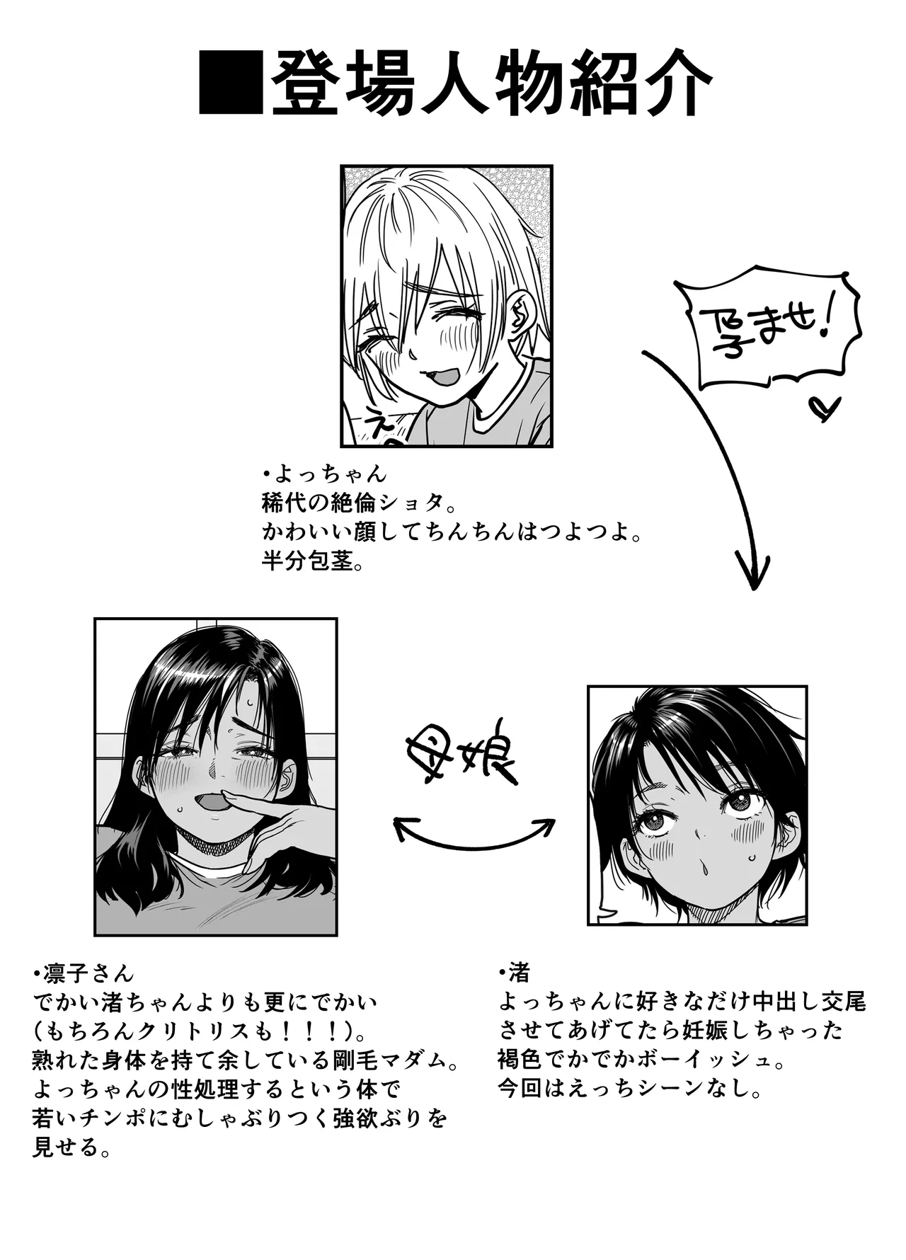 Kasshoku Dekadeka Boyish! Nagisa-chan 3 Ninshin-chuu no Nagisa-chan no Kawari ni Goumou Nagisa Mama to Seishori Ecchi Hen page 2 full
