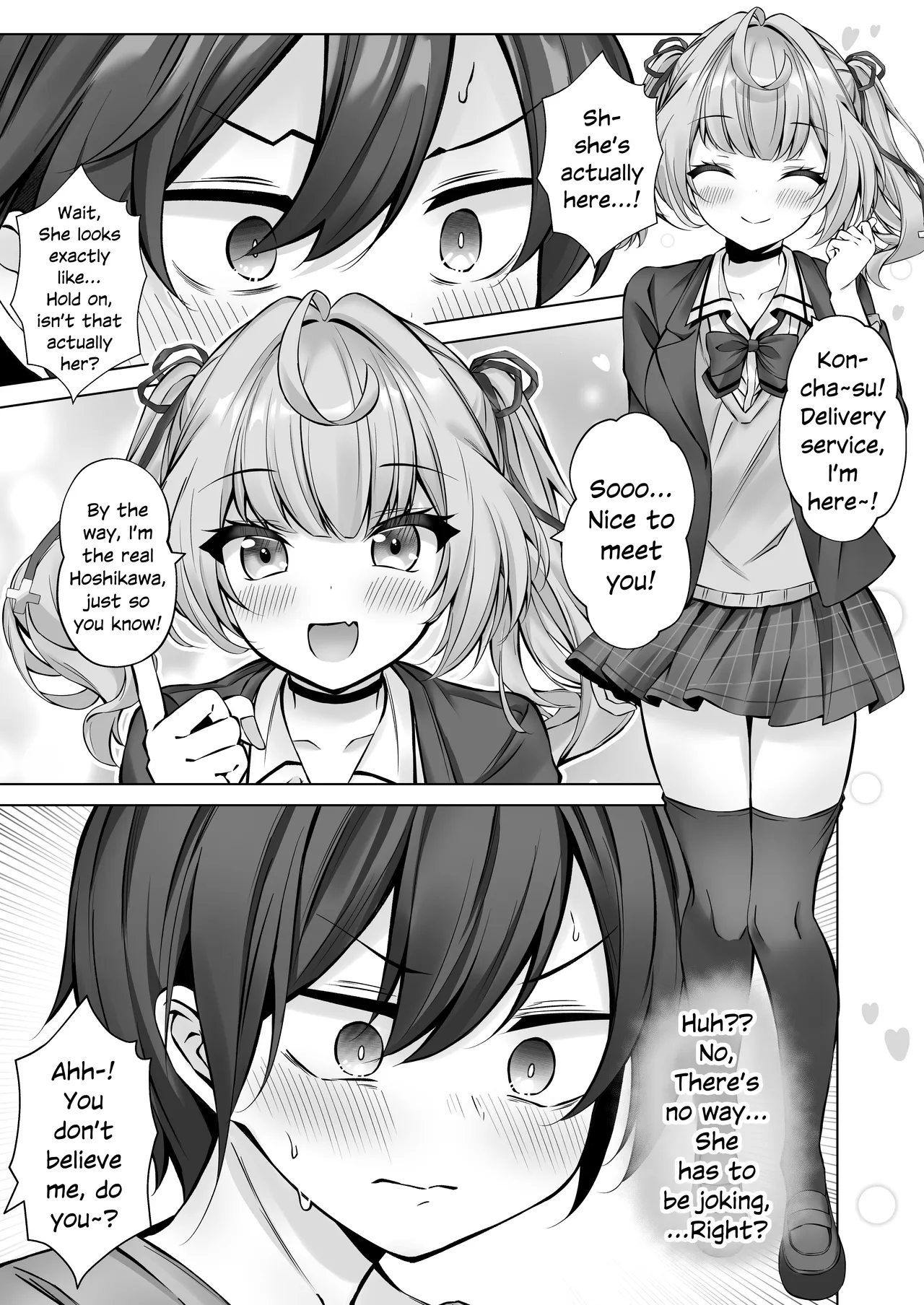 Deriheru Yondara Hochi ga Kita! | I Called an Escort Service And Hoshikawa Showed Up page 6 full