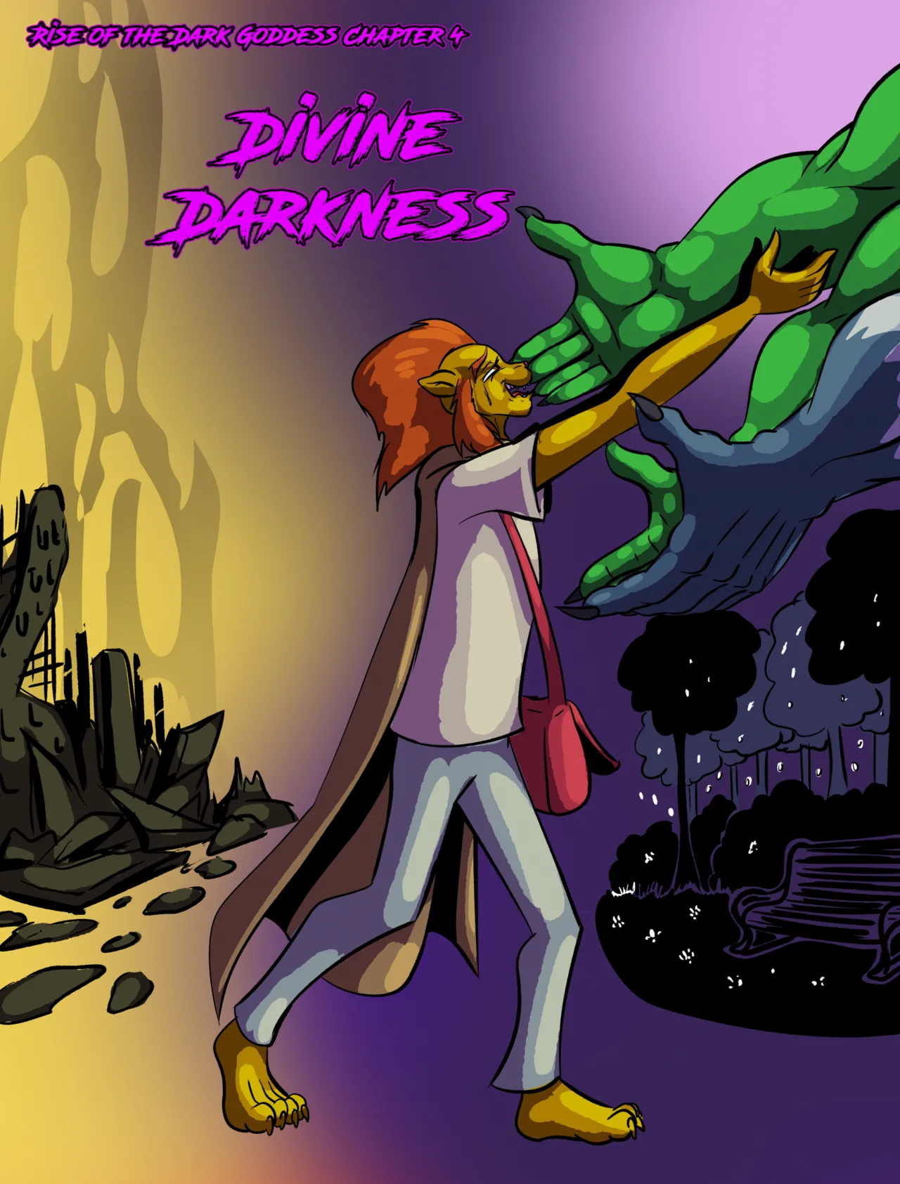 Firedrive24 Comic: Rise of the Dark Goddess CHAPTER 4 page 1 full