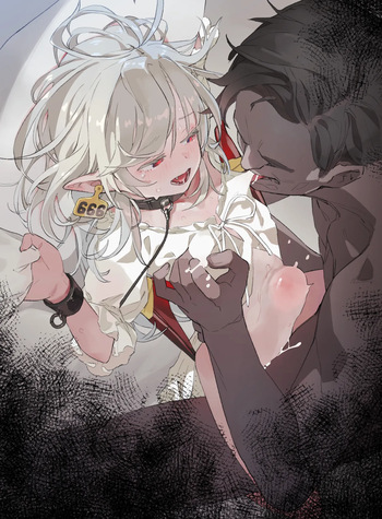 【Manga 】Toraware no Kyūketsuki Elika Chō〇 Chikubi-zeme &amp; Kairaku-ochi 【Manga 4p・Irasuto 1-mai + Sabun・Dezain Rafu】 cover