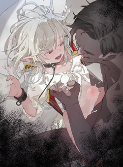 【Manga 】Toraware no Kyūketsuki Elika Chō〇 Chikubi-zeme &amp; Kairaku-ochi 【Manga 4p・Irasuto 1-mai + Sabun・Dezain Rafu】