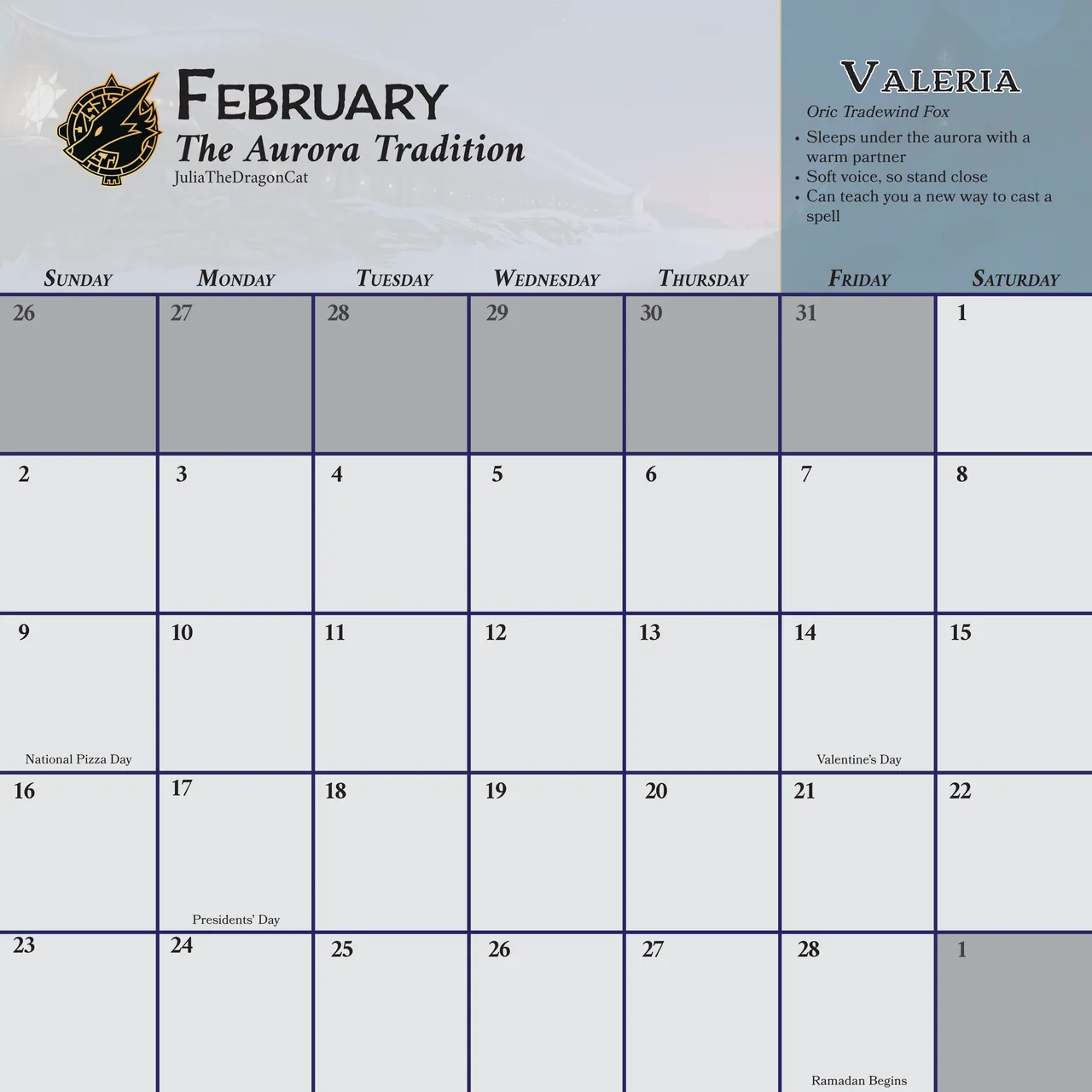 Ladies of the Beast World 2025 Feminine Calendar and Pinups page 9 full