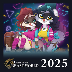 Ladies of the Beast World 2025 Feminine Calendar and Pinups