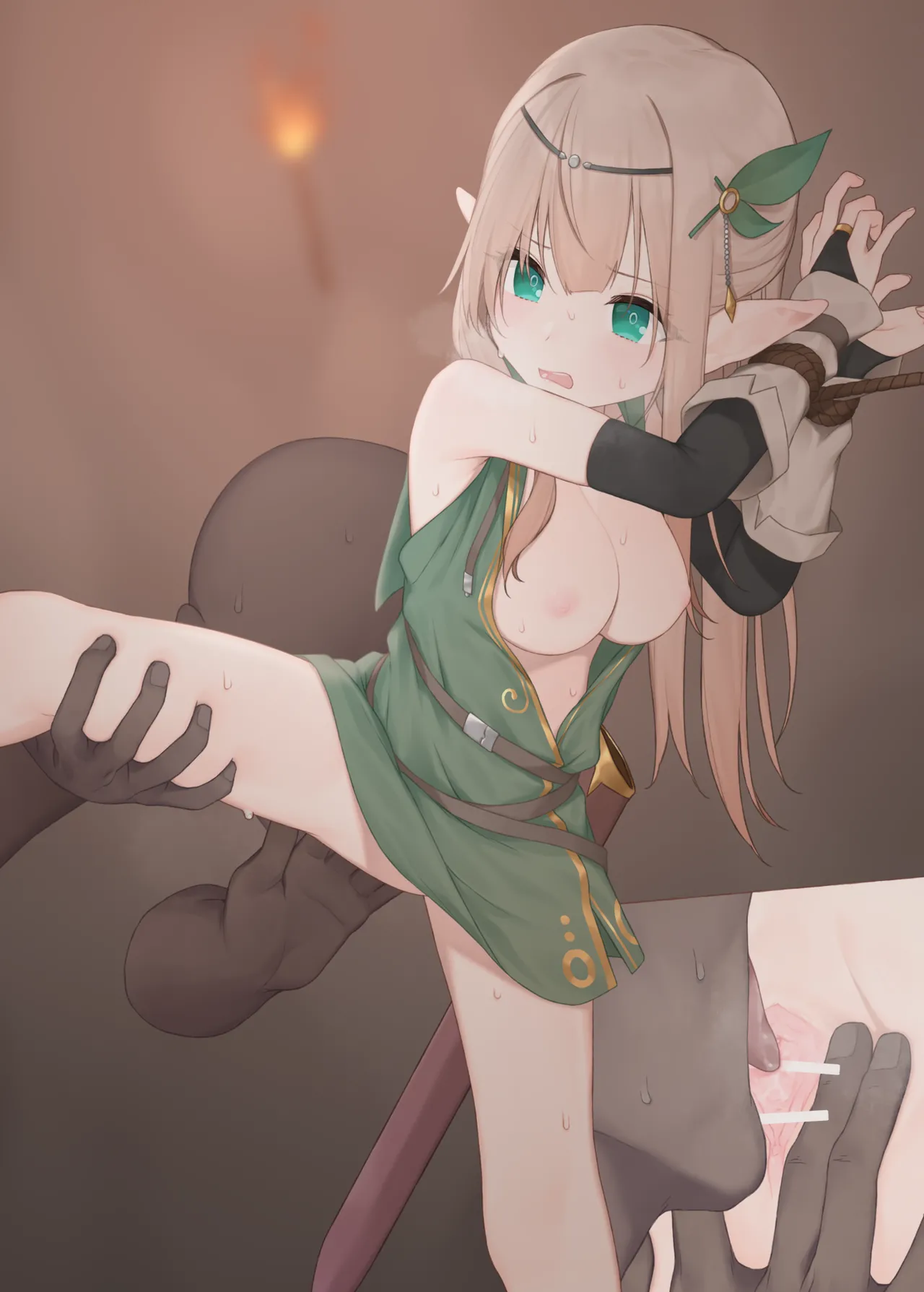 捕獲されたエルフの剣士 page 3 full