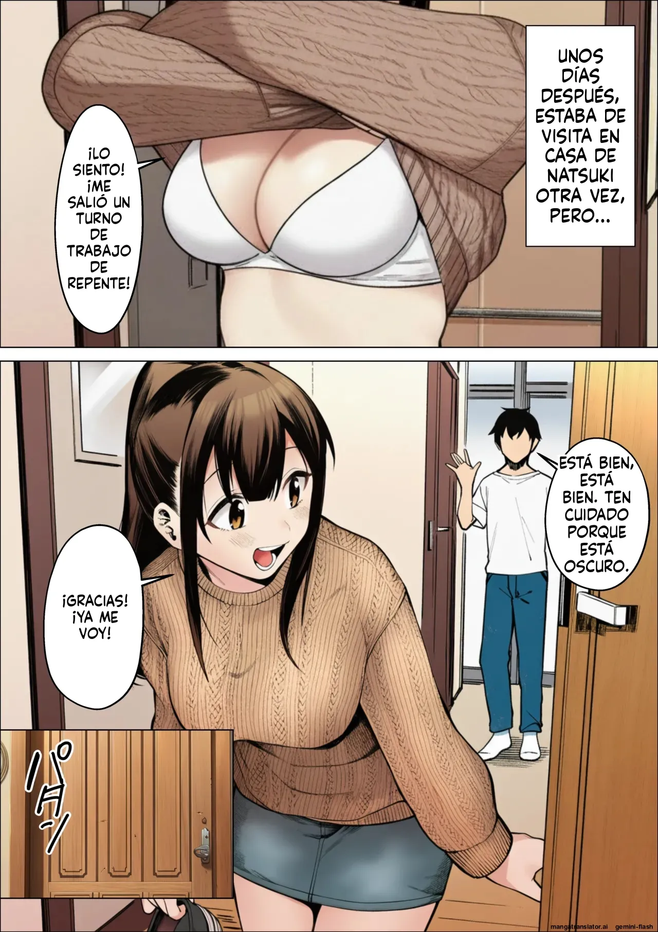 Bare chautte! Kanojo ga irumae de Shin mama onee-san ni kuwareru hanashi  MTL page 10 full