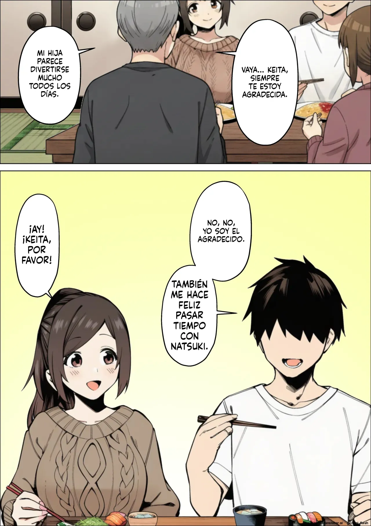 Bare chautte! Kanojo ga irumae de Shin mama onee-san ni kuwareru hanashi  MTL page 2 full