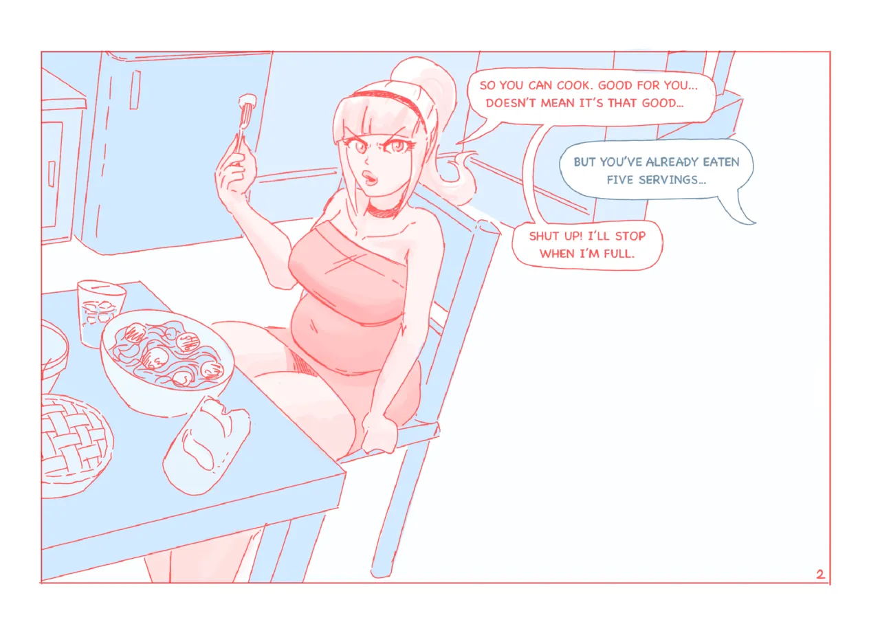 Cassandra's Weight Gain page 2 full