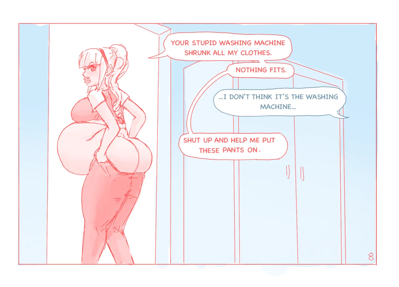 Cassandra's Weight Gain page 8 full