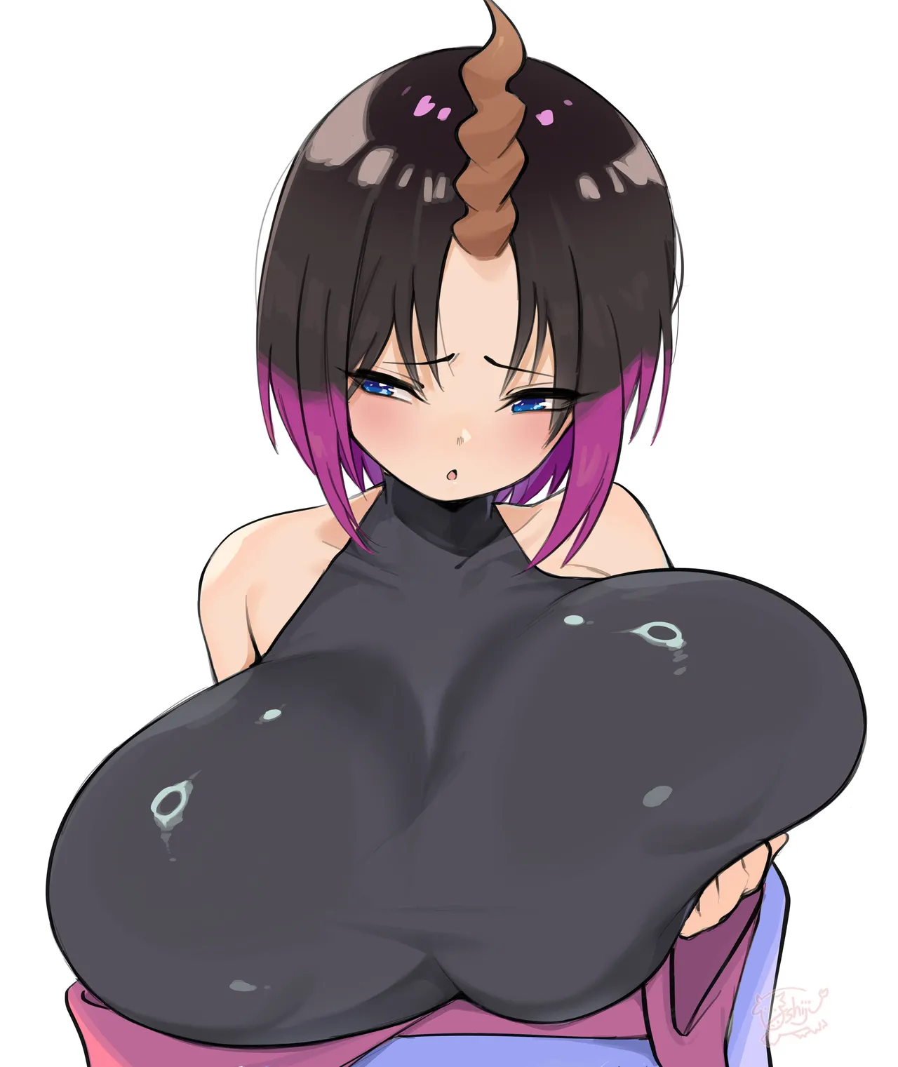 Milky dragon maid Elma page 1 full