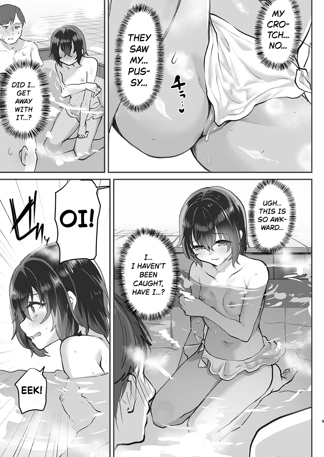 Otokoburo Challenge... Shippai! Sauna de Kakomare... | Men's Bath Challenge... Failed! Cornered in the Sauna... page 10 full