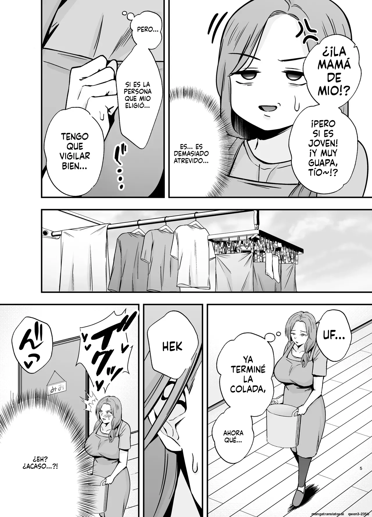 Ochibo ~Musume no Kawarini Chara-Otoko ni Dakareru Haha~ page 4 full