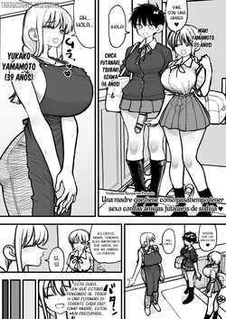 Musume no Futanari Tomodachi to Koubi suru no ga Shumi no Mama-san♥ | Una madre que tiene como pasatiempo tener sexo con las amigas futanaris de su hija♥