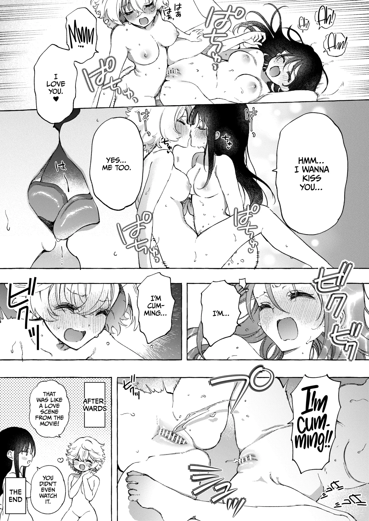 Kouhai-chan no Sekkyokuteki Yuri Ecchi Manga | Asuno &amp; Moka Raburabu Yuri Ecchi page 6 full