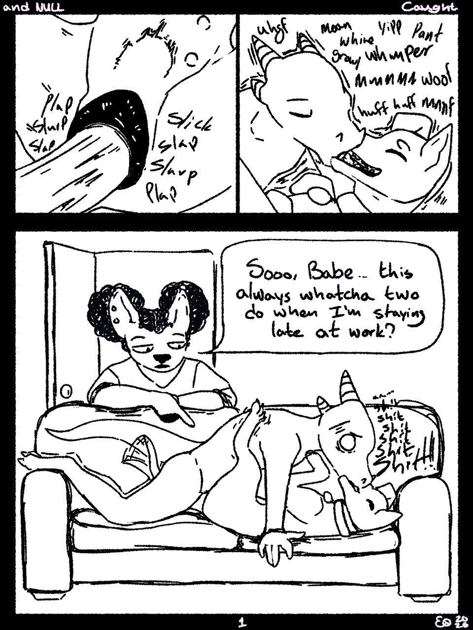 "Caught" by and Null page 1 full