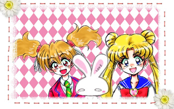 sailor moon art compilation cover