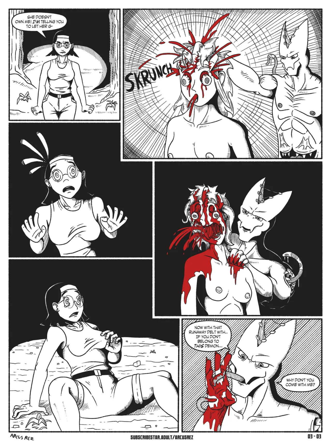 Lilly's Inferno - Issue 3 - Temptations page 4 full