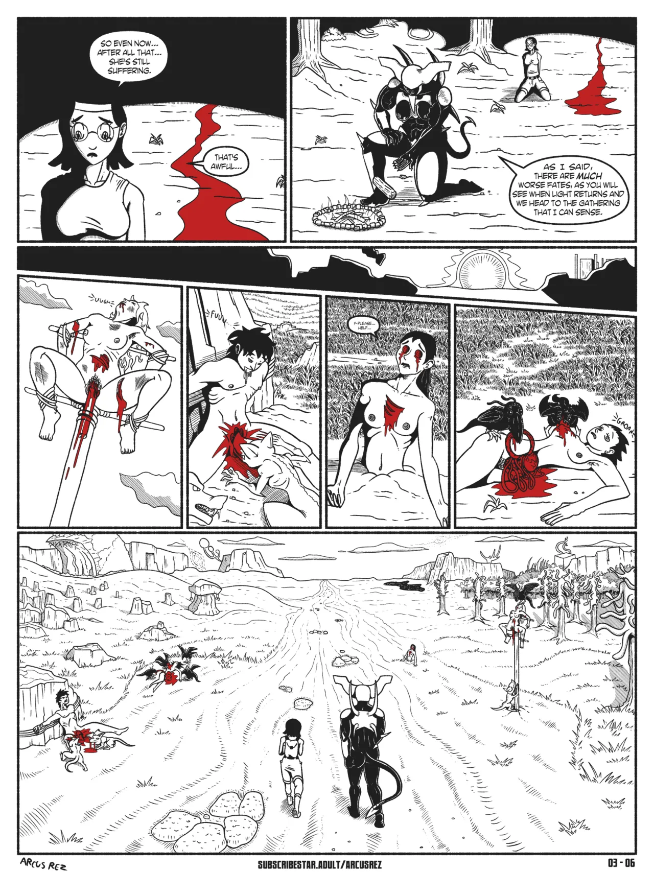 Lilly's Inferno - Issue 3 - Temptations page 7 full