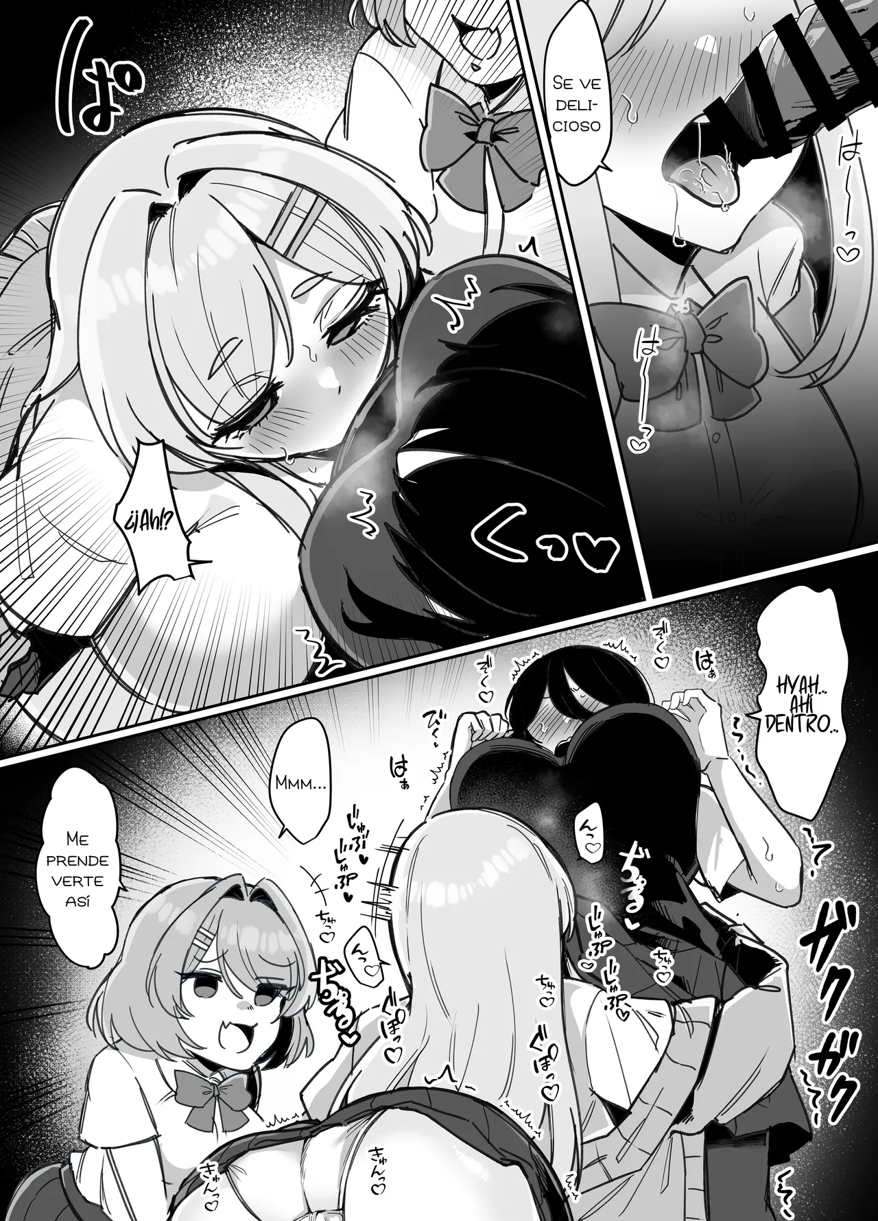 Futanari Seitokaichou wa Futago no Omocha｜La presidenta  a merced de las gemelas page 7 full