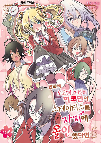 Moshimo Otome Ge no Hiroin Ga, Sutetasu Ochinpo ni Zenfuri Shiteitara | 만약에 오토메 게임의 히로인이, 스테이터스를 자지에 올인 했다면 cover