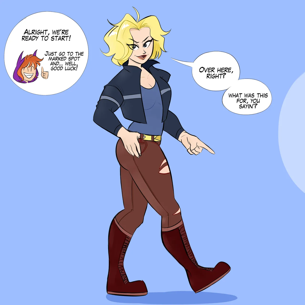 Strippin' Hero Girls page 1 full