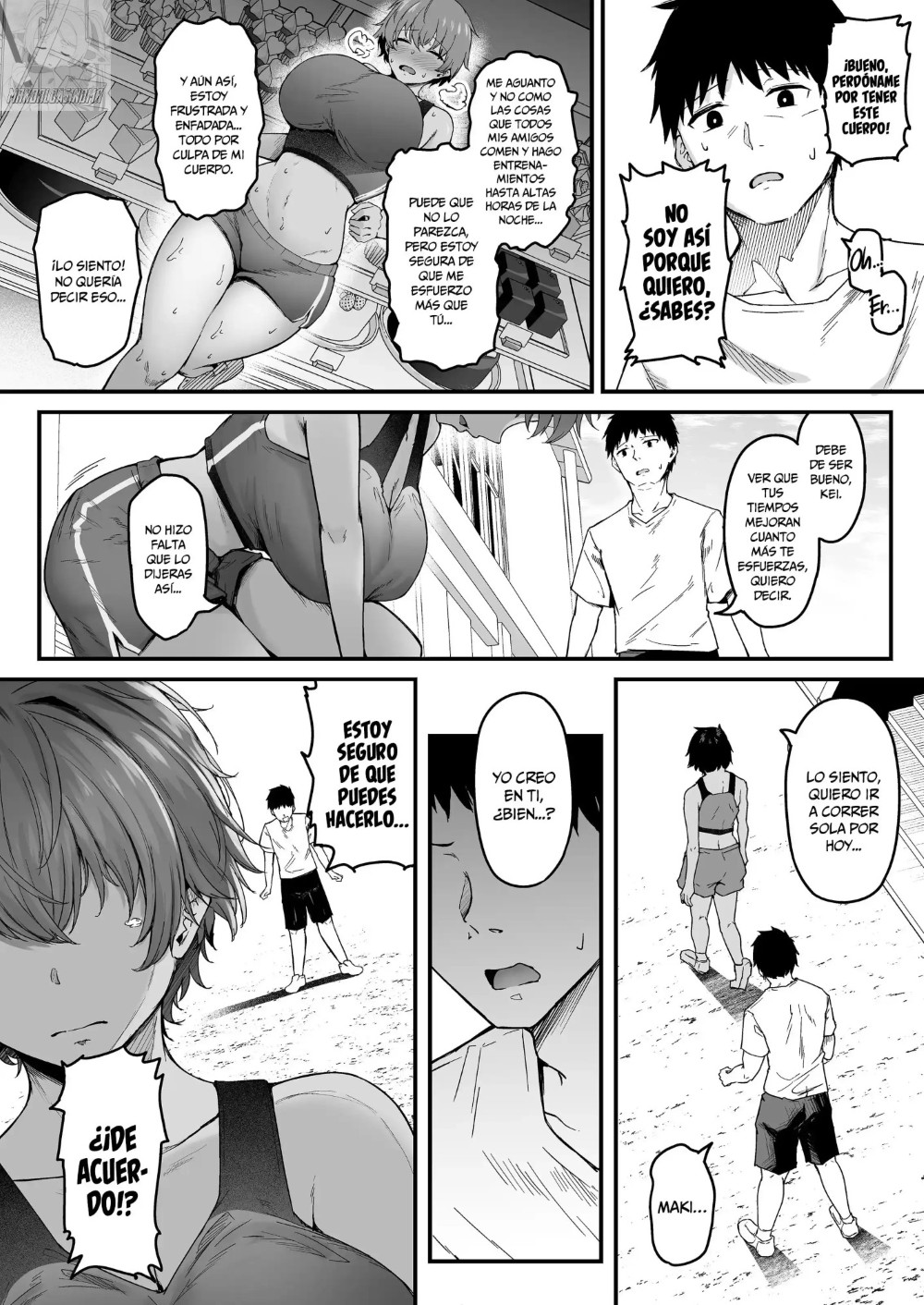 Rikujoubu Boyish Osananajimi Netorare Gachi Koubi Roku | Lo Que Ocurre Fuera de la Pista page 5 full