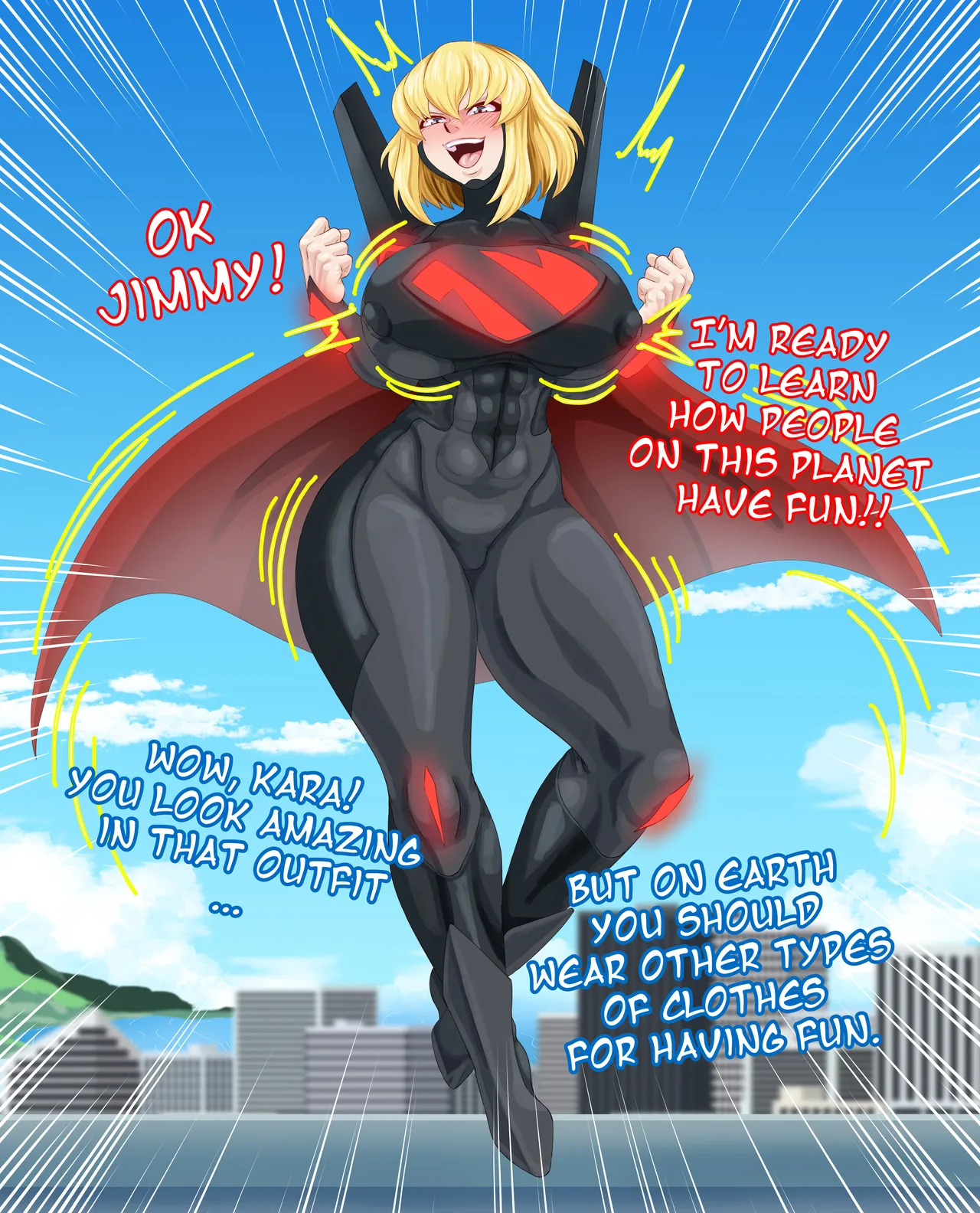 Kara and the Earthling customs page 1 full