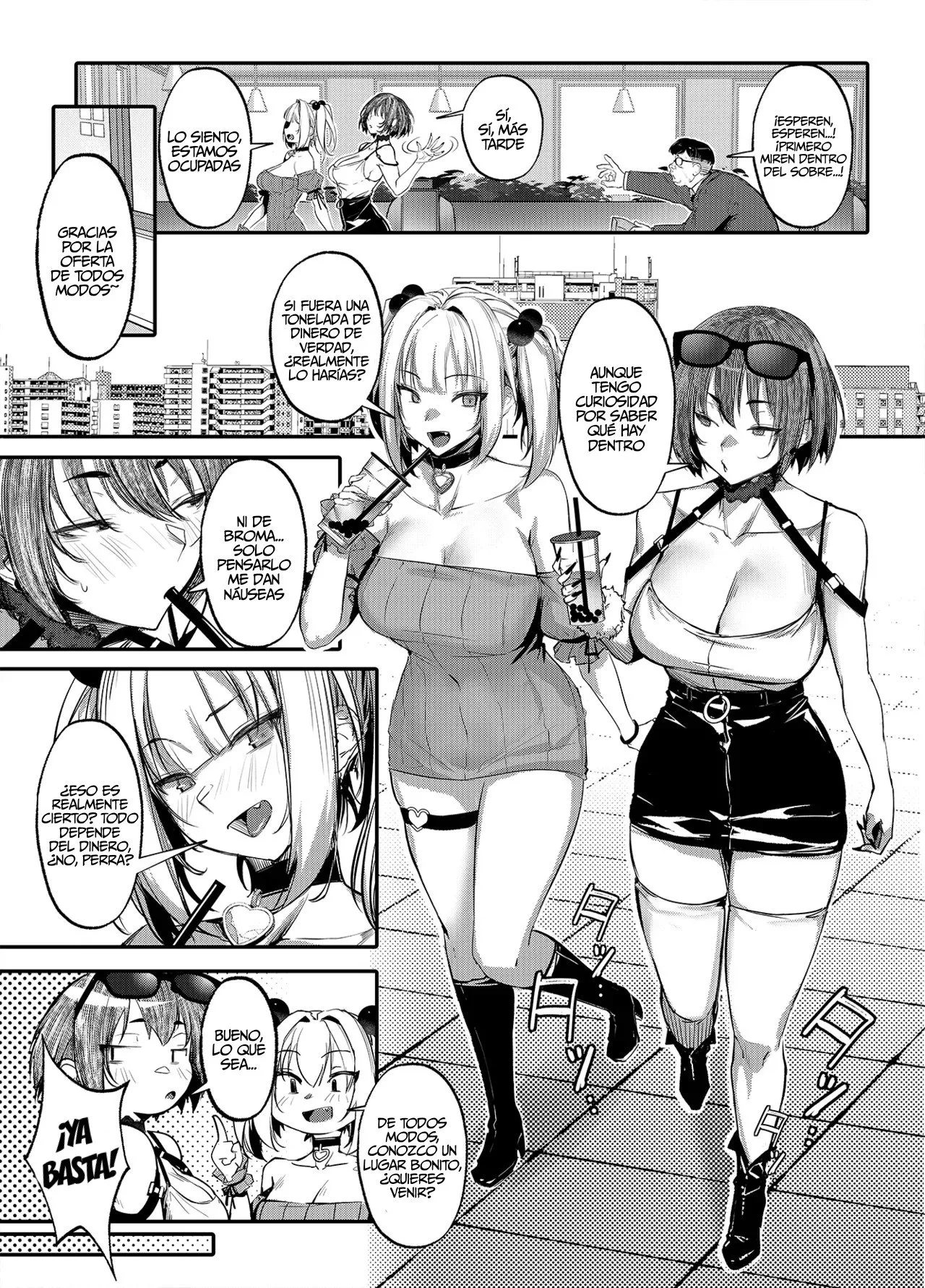 Namaiki JK ga Wakaraserareru Hon Bangai Hen｜Poniendo a una gyaru descarada en su lugar׃ Capítulo extra page 6 full