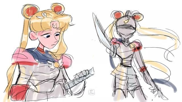 Sailor moon art compilation page 3 full