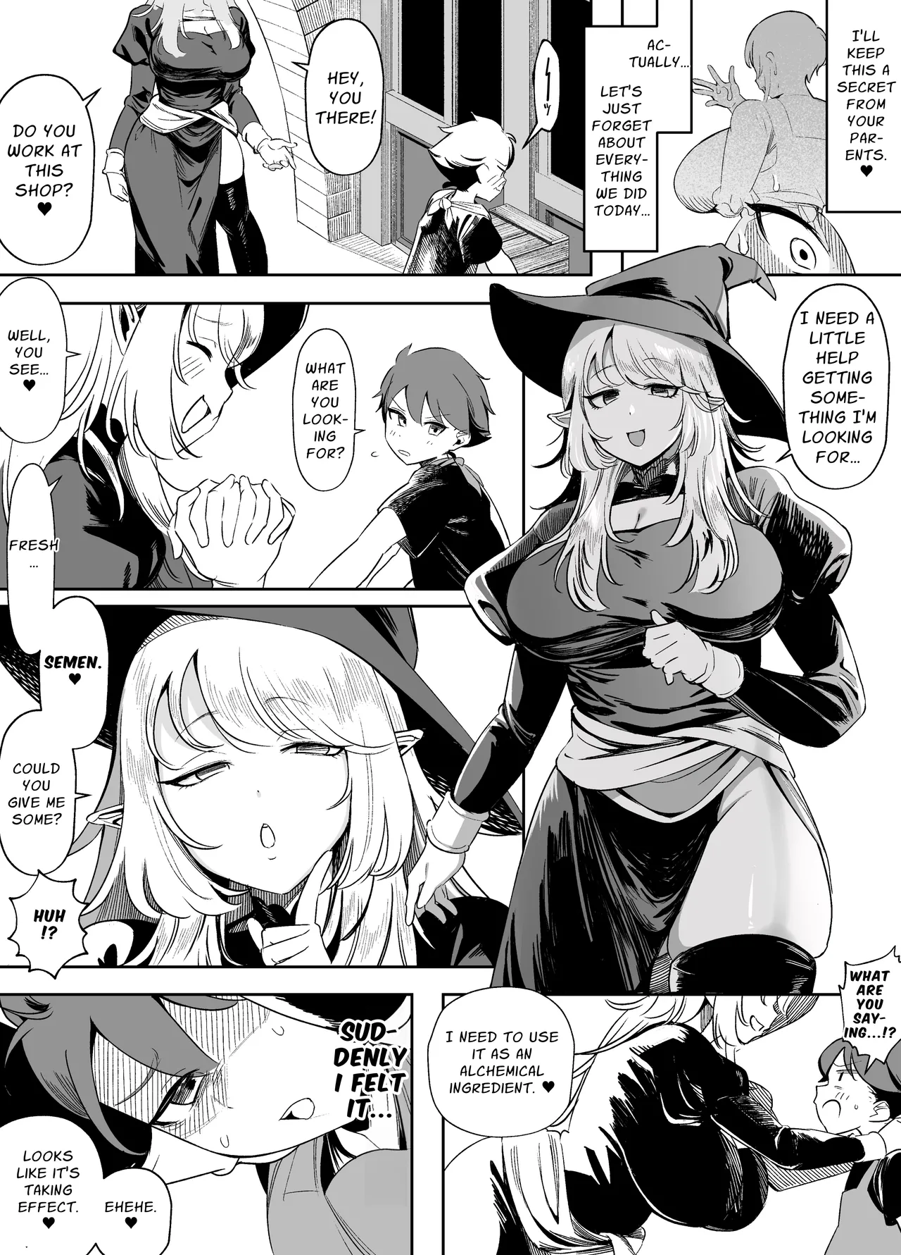 Darashi na Onna Tenshu wa Namaiki Shota o Wakarasetai! | Sloven Female Shop Owner Wants To Teach That Cocky Guy A Lesson page 10 full