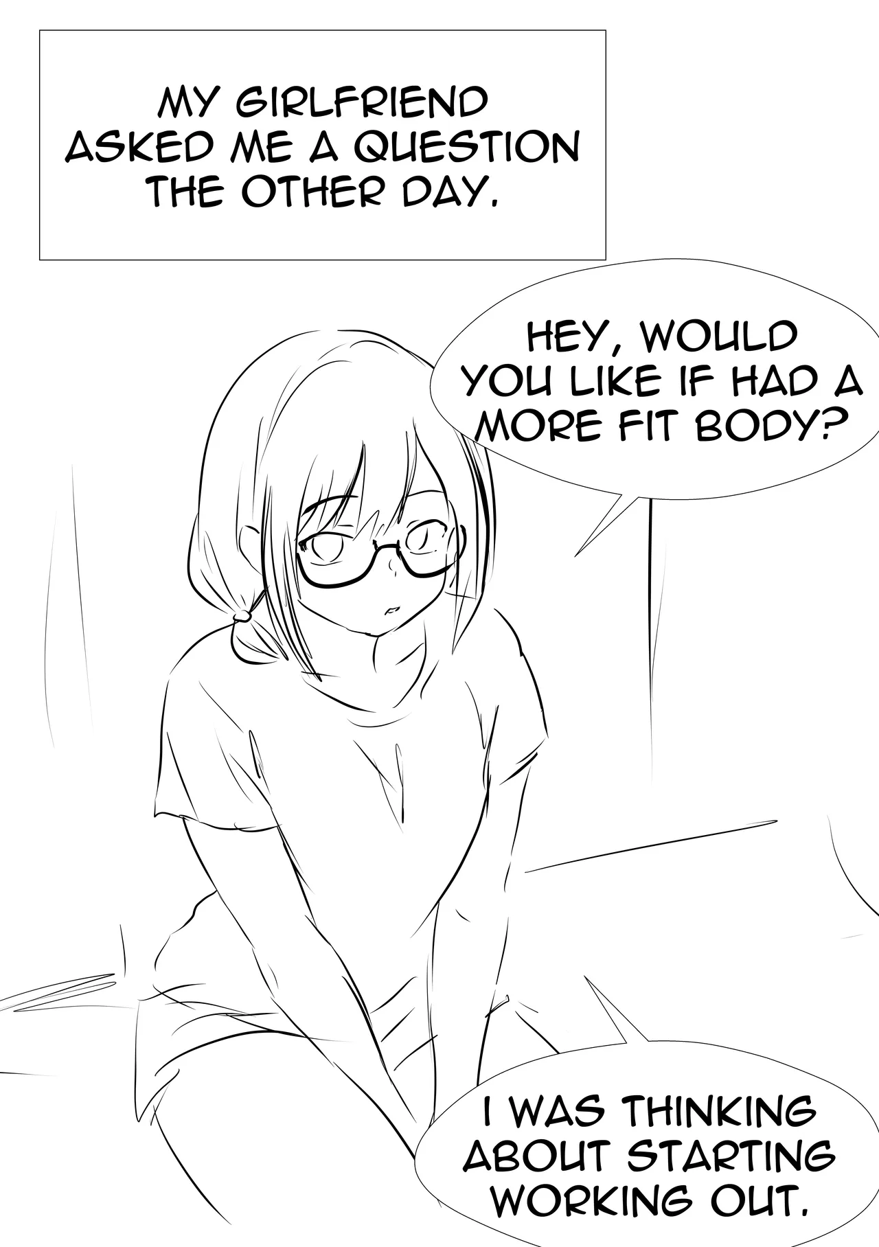 Girlfriend gets muscular page 1 full