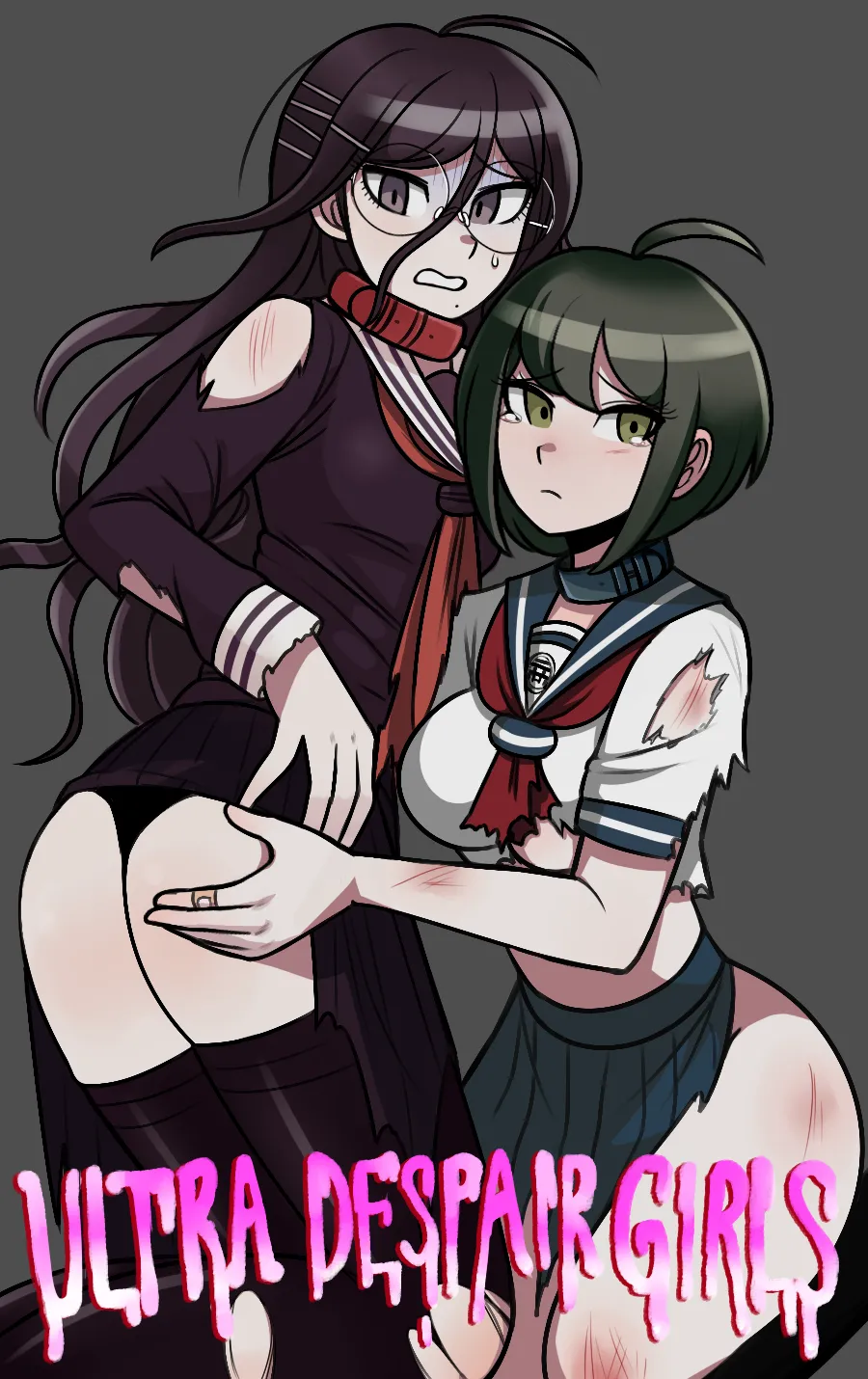 Ultra Despair Girls Commission set V2 page 1 full