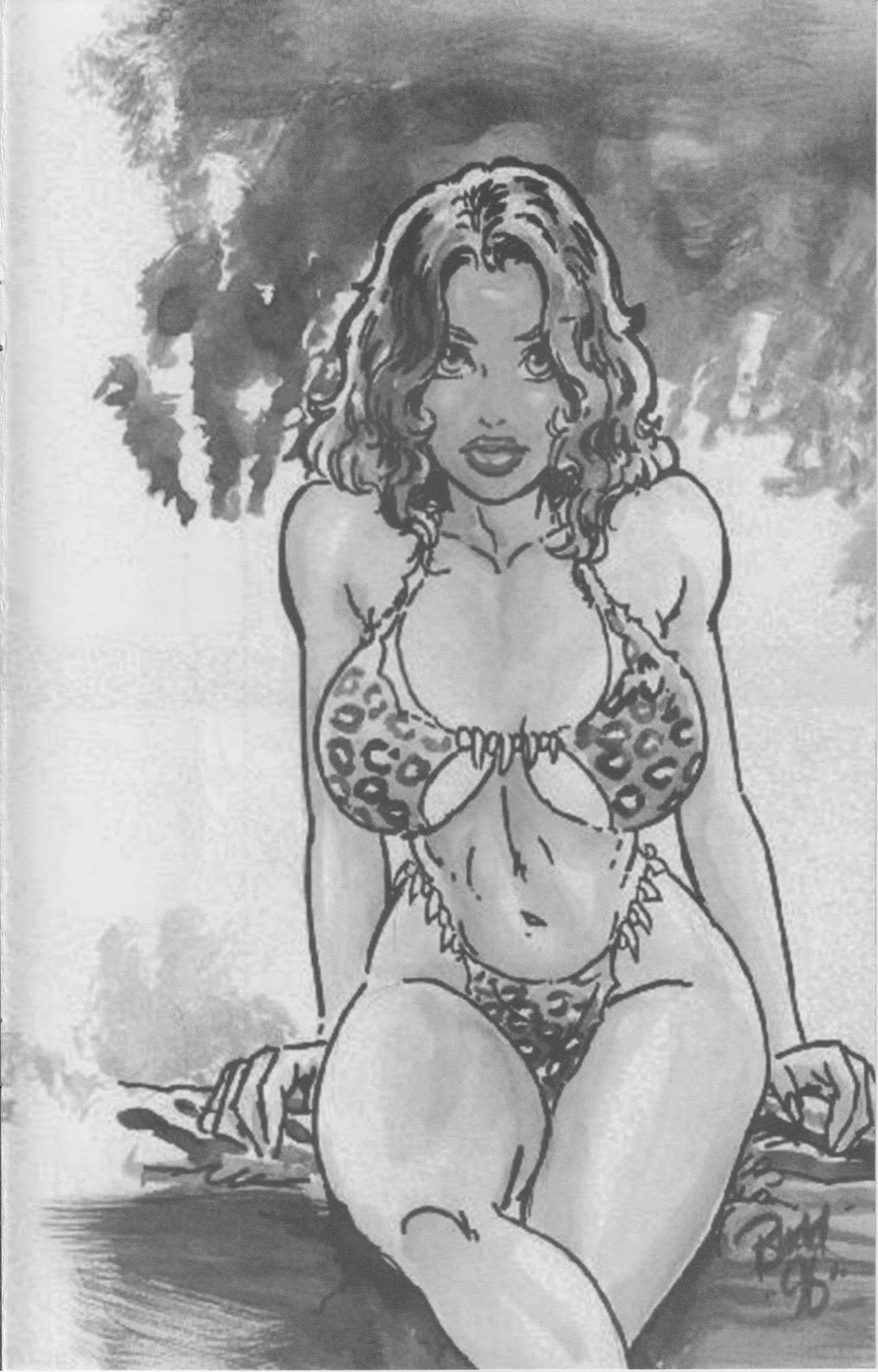 Cavewoman - Prehistoric Pinups 2 page 8 full